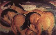 Franz Marc The small yellow horses France oil painting artist